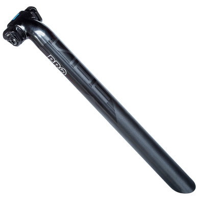PRO Vibe 27.2 x 350mm 20mm-Offset Alloy Seatpost Black