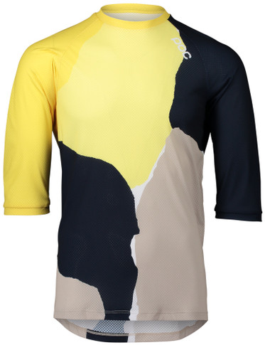 POC MTB Pure 3/4 Jersey Colour Splashes/Yellow 2022