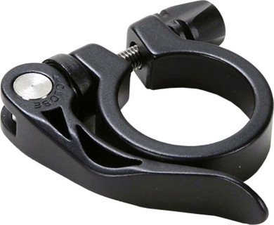 Rex Quick Release Alloy 34.9mm MTB Seat Clamp Black
