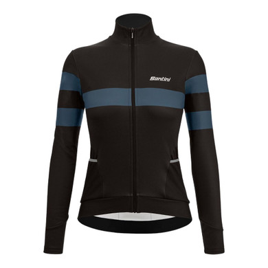 Santini Coral Bengal - Women's Thermal Jersey - Black