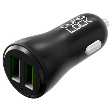 Quad Lock Dual USB 12V Car Charger