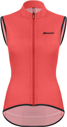 Santini SMS Nebula Puro Womens Wind Vest Granatina Pink