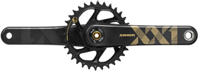 SRAM XX1 Eagle Boost DUB 175mm Direct Mount 34T X-Sync 2 Crankset Gold