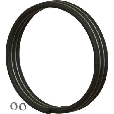 Silca Floor Pump 91cm Hose with Clamps Black