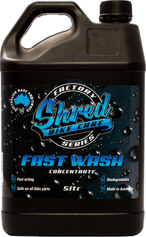 Shred Fast Wash Factory Series 5L Concentrated Biodegradable Bike Wash