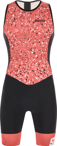 Santini Sleek Pietra Tri-Suit Granatina Pink