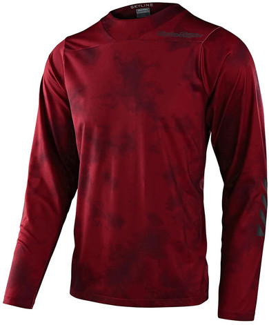 Troy Lee Designs Skyline Chill LS Jersey Tie Dye Wine