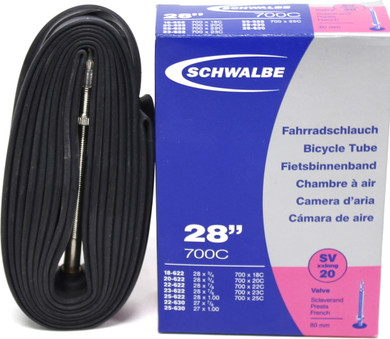 Schwalbe SV20 700x18-25C 80mm Presta Valve Extra Light Tube