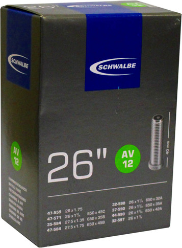 Schwalbe 40mm Schrader 26 X 1.75 -1 5/8" 140g Tube