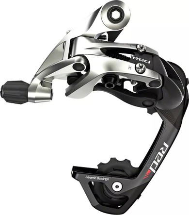 SRAM Red 11 Speed Medium Rear Derailleur C2 Carbon/Silver