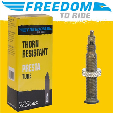 Freedom Thorn Resistant 700x35/43c 40mm Presta Valve Tube