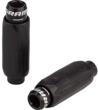 SRAM Compact Alloy Inline Barrel Shift Cable Adjuster 2Pk Black