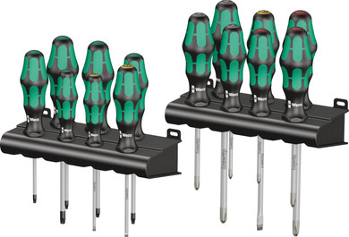 Wera Kraftform Big Pack 300 14 Piece Screwdriver Set w/ Racks