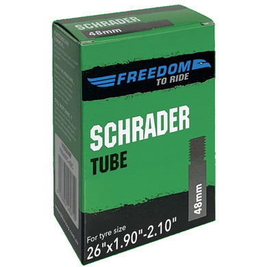 Tioga 48mm Schrader Valve MTB Tube 26x1.90/2.125
