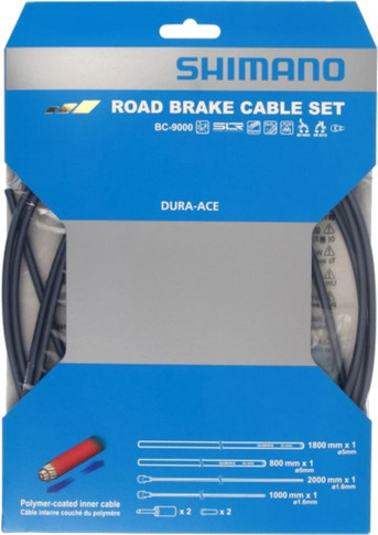 Shimano Workshop Dura-Ace BC-9000 Polymer Coated Road Brake Cable Set High Tech Grey