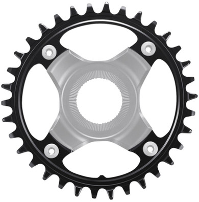 Shimano STEPS SM-CRE80-12 12sp 36T Chainring Black/Silver