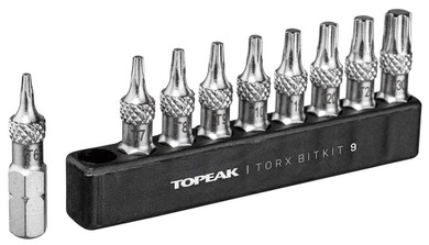 Topeak Torx BitKit 9 Piece Set