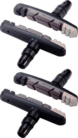 BBB TriStop Brake Pads Triple Colour (2 Pairs)