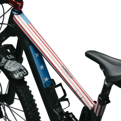 DyedBro Frame Protection Wrap American Flag Red/White/Blue