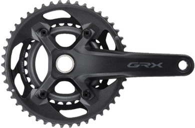 Shimano GRX FC-RX600 2x 11sp 165mm/46-30T Crankset Black