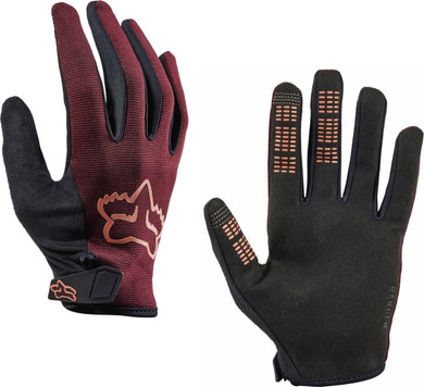 Fox Ranger Womens Gloves Dark Maroon/Black 2022