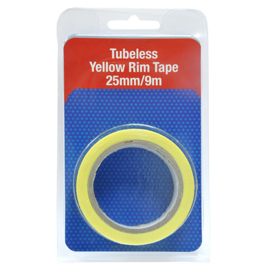 Joe's No-Flats Tubeless Yellow Rim Tape 9m x 25mm