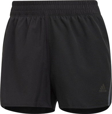 Adidas Run Icons 3 Stripes Womens Running Shorts 4inch Black