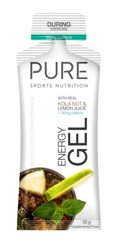 Pure 35g Energy Gel Kola Nut / Lemon Juice