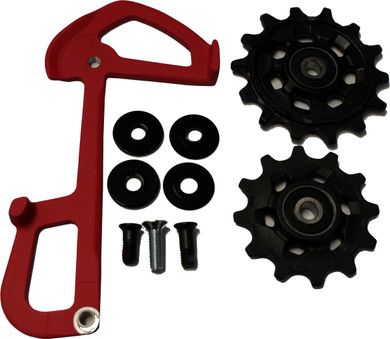 SRAM X01 Eagle Rear Der 12spd X-Sync Pulleys and Inner Cage Red