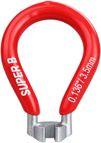Super B Spoke Wrench 3.5mm Red