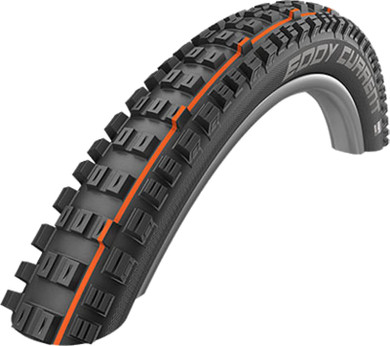 Schwalbe Eddy Current Front 29x2.6" Super Trail TLE E-50 MTB Folding Tyre Black