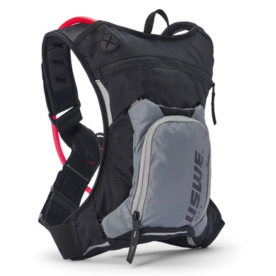 USWE Raw 3L Dirt Biking Black/Grey MTB Hydration Pack