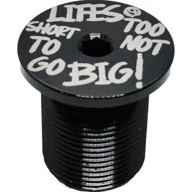 Capped Out Life's Too Short M24 BMX Stem Cap