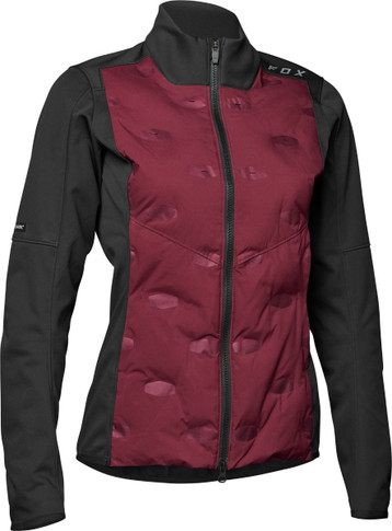 Fox Womens Ranger Windbloc Fire Jacket Dark Maroon 2022