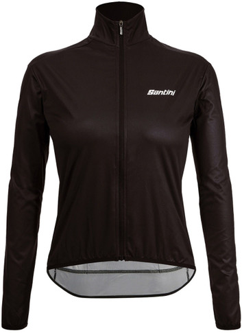 Santini SMS Nebula Womens Wind Breaker Jacket Black