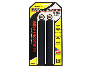 ESI Grips XL 6.75 Chunky Grips - Black
