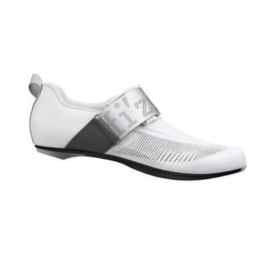 Fizik Transiro Hydra Aero Carbon White/Silver Triathlon Shoes