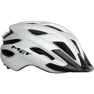 Met Crossover Matte White Helmet