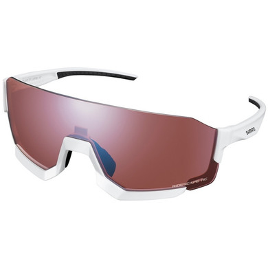 Shimano CE Aerolite 2 White Sunglasses w/ High-Contrast Lens