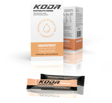 Koda Grapefruit Electrolyte Sticks 20 Pack