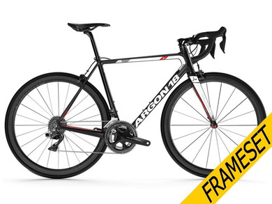 Argon 18 Gallium Pro Frameset - Black/White Gloss