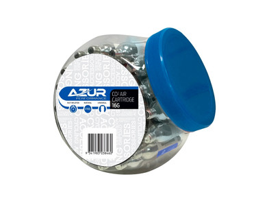 Azur 16g Co2 Threaded Air Cartridges Jar