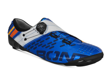 Bont Helix Road Shoe - Metallic Blue/White