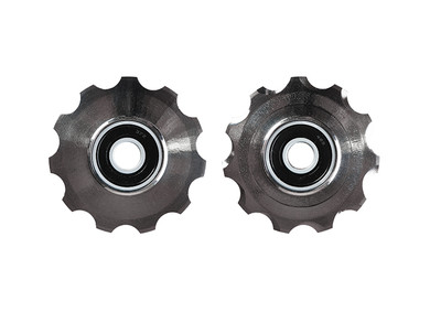 CeramicSpeed 3D Printed Hollow Ti Campagnolo11 Spd Pulley Wheels 2019 - 11-Speed - Nature G.B. - Titanium Coated