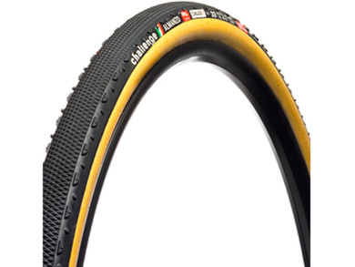 Challenge Almanzo Pro Tubeless Tubular Tyre - Black/Tan 700 x 33mm