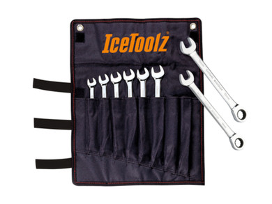 IceToolz 8-15mm Combination Ratchet Wrench Set