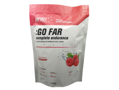 Infinit Nutrition Go Far Complete Endurance - Raspberry - 1.3kg