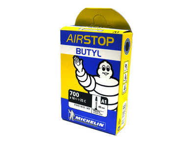 Michelin A1 AirStop Butyl Presta Inner Tubes 700c x 18-25mm 