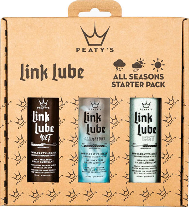 Peatys Linklube All Seasons Chain Lube Starter Pack