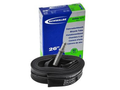 Schwalbe AV11 Extralight Schrader Inner Tube 26 x 1.00 - 40mm Valve